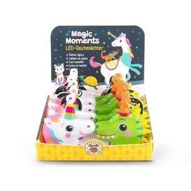 Expositor 16 Luz Led de Bolsillo con Mosqueton