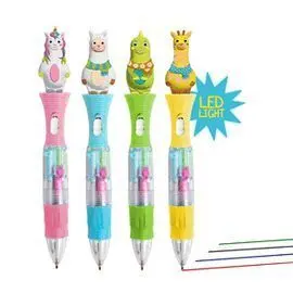 Expositor 20 Boligrafo Led Multicolor con Figura S