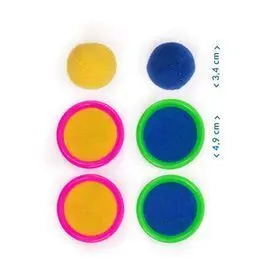 Expositor 12 Mini Juego de Pelota de Velcro