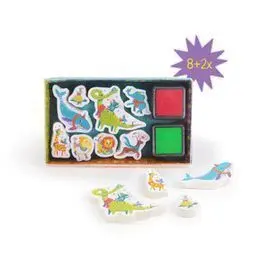 Expositor 10 Set Sellos Gomaespuma 10 Piezas