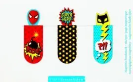 Marcapaginas Magnetico Super Heroes