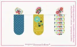 Marcapaginas Magnetico Mariposas 6 Unidades
