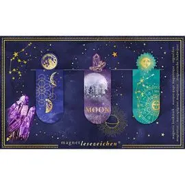 Marcapaginas Magneticos Moonlight 6 Unidades
