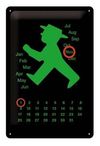 PLACA DE METAL 20X30 CM BERLIN AMPELMANN GRUN