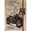 CUADERNO NOTEBOOK A5 ROUTE 66 BIKE MAP