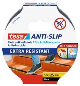 Cinta Antideslizante 5M X 25Mm Negro