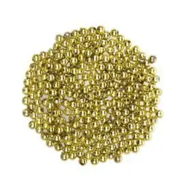 Perlas Metal Oro 6Mm 350 Unidades