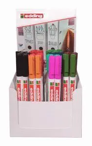 Rotulador Edding 400 Expositor 24 uds Colores Surt