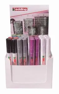 Rotulador Edding 750 Expositor 24 uds Colores Surt