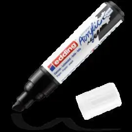 Marcador Acrilico Edding 5000 Trazo Grueso Negro