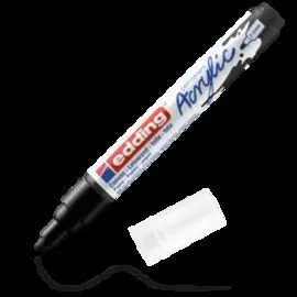 Marcador Acrilico Edding 5100 Trazo Medio Negro