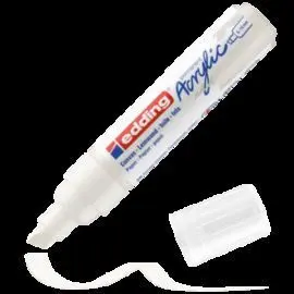 Marcador Acrilico Edding 5000 Trazo Grueso Blanco