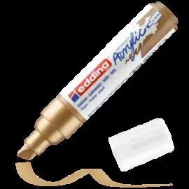 Marcador Acrilico Edding 5000 Trazo Grueso Oro