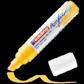 Marcador Acrilico Edding 5000 Trazo Grueso Amarill