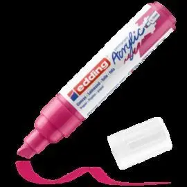 Marcador Acrilico Edding 5000 Trazo Grueso Magenta