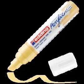 Marcador Acrilico Edding 5000 Trazo Grueso Amarill