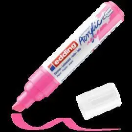 Marcador Acrilico Edding 5000 Trazo Grueso Rosa Ne