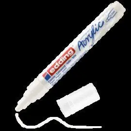 Marcador Acrilico Edding 5100 Trazo Medio Blanco