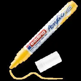 Marcador Acrilico Edding 5100 Trazo Medio Amarillo
