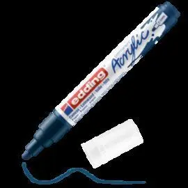 Marcador Acrilico Edding 5100 Trazo Medio Azul Noc