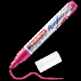 Marcador Acrilico Edding 5100 Trazo Medio Magenta