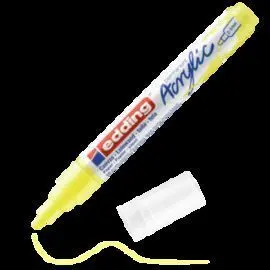 Marcador Acrilico Edding 5100 Trazo Medio Amarillo