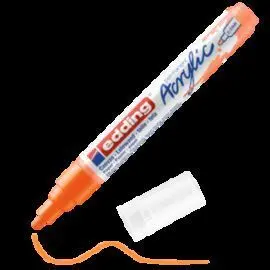 Marcador Acrilico Edding 5100 Trazo Medio Naranja