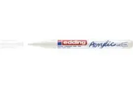 Marcador Acrilico Edding 5300 Trazo Fino Blanco