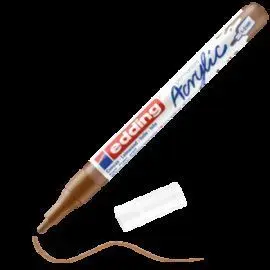 Marcador Acrilico Edding 5300 Trazo Fino Avellana