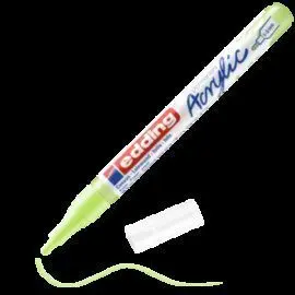 Marcador Acrilico Edding 5300 Trazo Fino Verde Pas