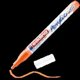 Marcador Acrilico Edding 5300 Trazo Fino Naranja N
