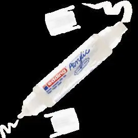 Marcador Acrilico 3D Edding 5400 Blanco