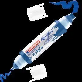 Marcador Acrilico 3D Edding 5400 Azul Genciana