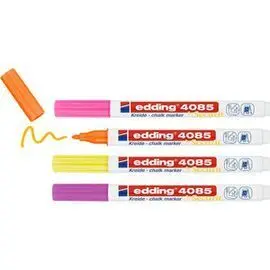 Rotulador Edding 4085 Blister 4 Colores Fluor