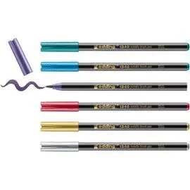 Rotulador Edding 1340 Blister 6 Colores Metalizado