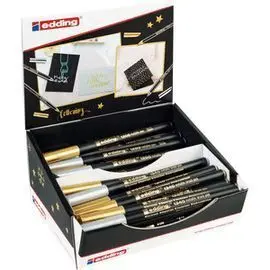 Expositor 70 Rotulador Edding 1200/1300 Oro y Plat