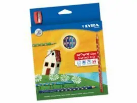 Lapiz Lyra Groove Slim 24 Colores Surtidos y Sacap