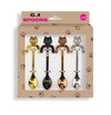 SET DE 4 CUCHARITAS DE CAFE CON FORMA DE GATITO