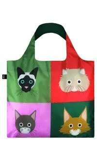 Bolsa Plegable Stephen Cheetham Cats
