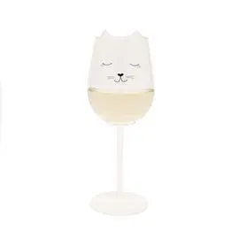 Copa de Vino con Forma de Gato