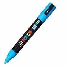 Marcador Posca Pc-5M Azul Claro