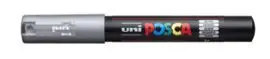 Marcador Uni Posca Pc-1M Plata
