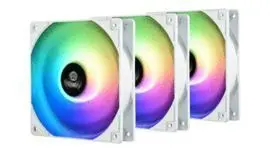Ventilador Gaming Hf120 Rgb Blanco 12Cm Pack de 3