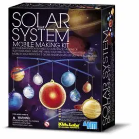 Juego 4M Kidz Labs Glow Solar System Mobile Making