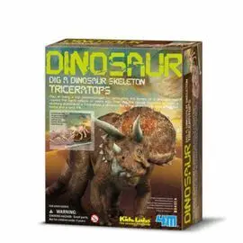 Juego 4M Kidz Labs Dig a Triceratops Skeleton
