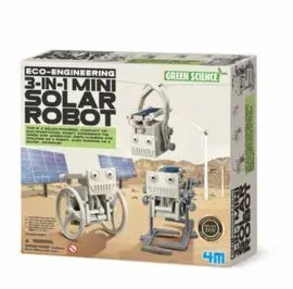 Juego 4M Eco Engineering 3 In 1 Mini Solar Robot