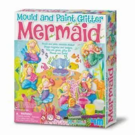 Juego 4M Mould Paint Glitter Mermaid