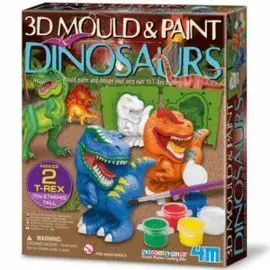 Juego Mould Paint 3D Dinosaurios