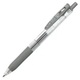 Boligrafo Zebra Sarasa Gel Clip 0,5 Gris
