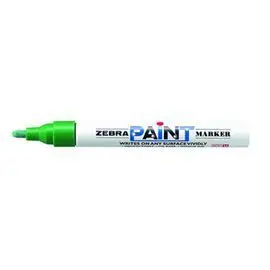 Rotulador Zebra Acrilico Paint Marker 3Mm Verde